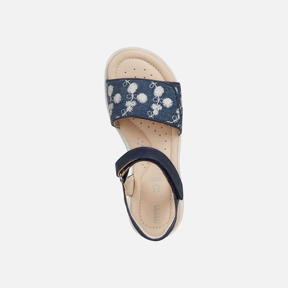 Sandales Geox Coralie - Bleu Marine - Fille 539782-IDP